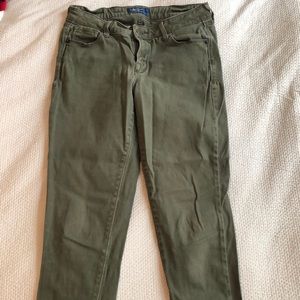 Olive skinny pants